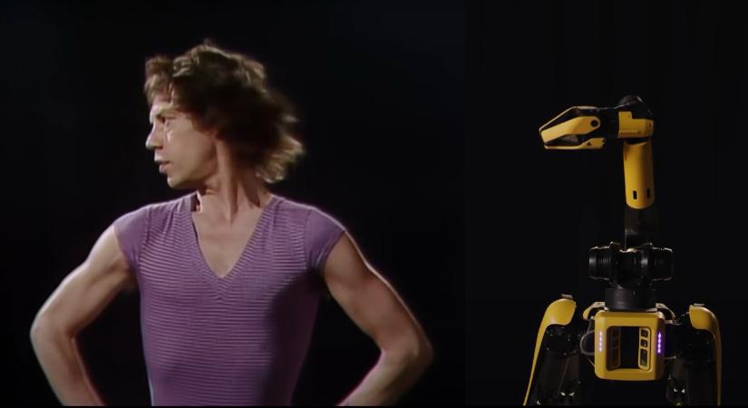 Tökéletes Jagger-imitátor lett a Boston Dynamics robotkutyájából