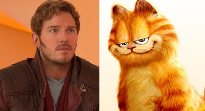 Chris Pratt lesz az új animációs Garfield hangja: Remélhetőleg jobban utánanézett a szerepnek, mint anno Bill Murray
