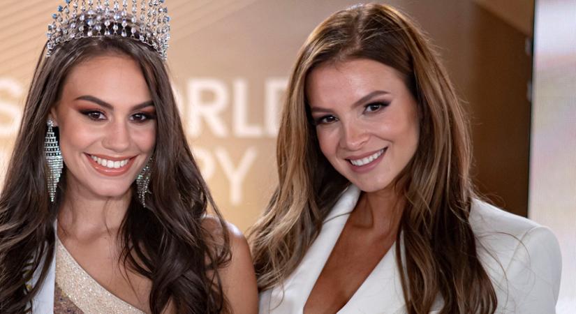 Sarka Kata dögös miniruhába bújt a szépségversenyre: rá figyelt mindenki a Miss World Hungary döntőjén