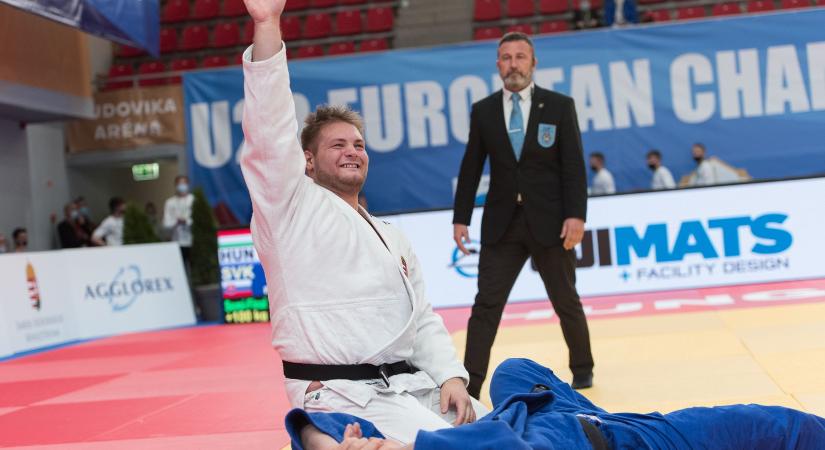 Sipőcz Richárd, a győri Széchenyi Egyetem SE judósa ezüstérmet szerzett az U23-as Európa bajnokságon