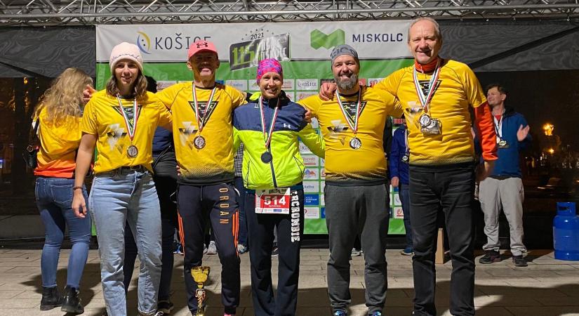 Ezüstérmes az egri váltó a Kassa–Miskolc ultramaratonon