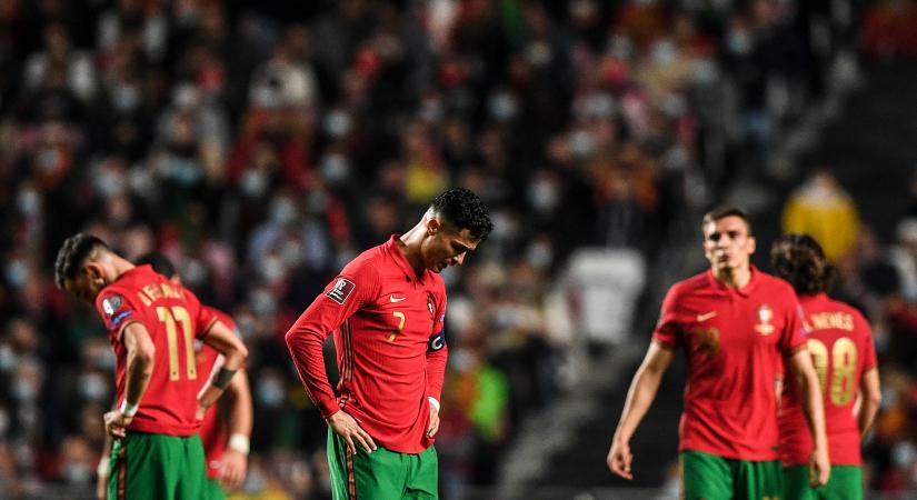 Cristiano Ronaldóék a borzalmasan gyenge teljesítményük miatt csalódottak a vb-selejtezőn