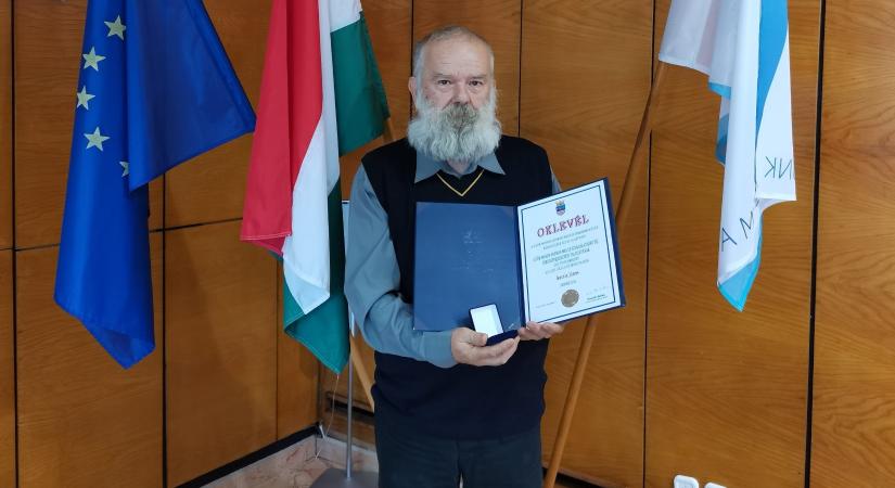 ÉDUVÍZIG: Kocsis János vehetett át díjat