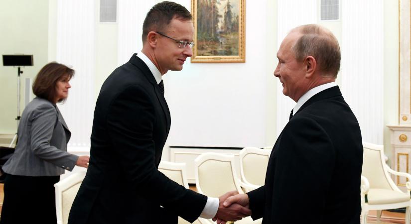 Vlagyimir Putyin kitüntette Szijjártó Pétert