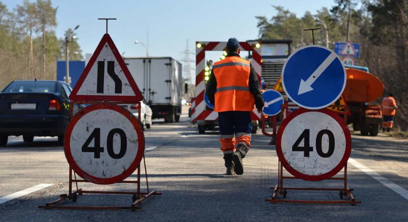 Itt lassíthatja a forgalmat közúti munkavégzés a Jászkunságban