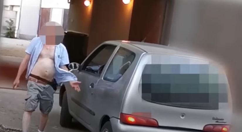 Videó: járni is alig tudott a részegségtől, de azért kocsival ment haza a presszóból