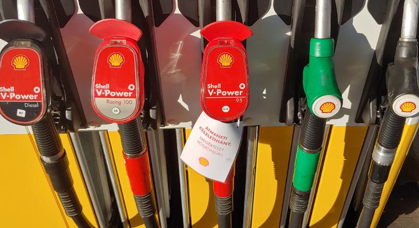 A befagyasztott benzinár elpárologtatta a Shell jobb minőségű 95-ösét