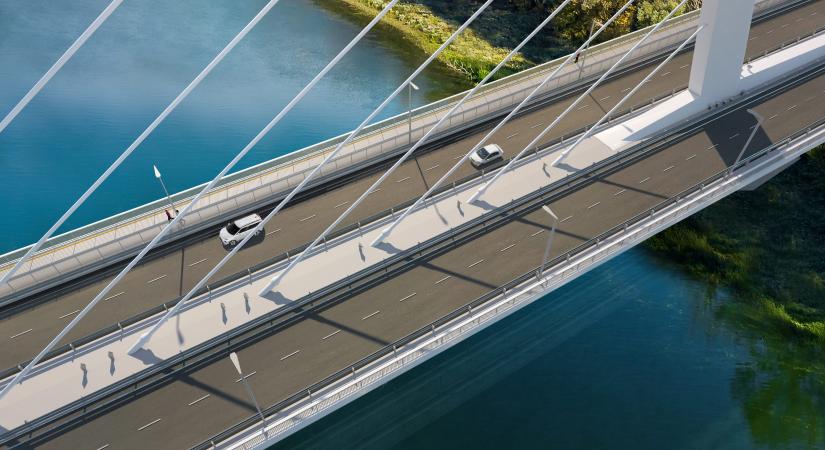 Csillapítaná a dugókat az ötödik győri híd a Mosoni-Dunán – új látványterveket mutatunk, térkép a tervezett útról, videó
