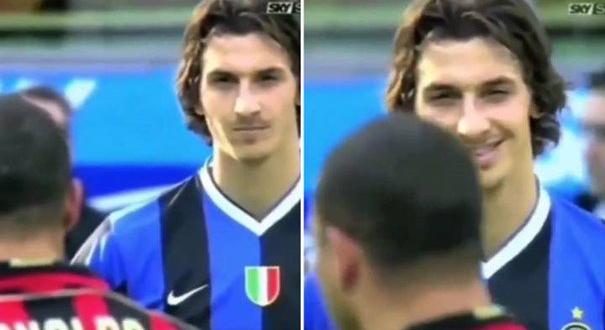 Amikor Zlatan Ibrahimovic ámulattal nézett bálványára, Ronaldo Nazarióra