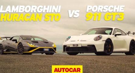 Videó: Egy Lamborghini Huracán STO-ra vagy egy Porsche 911 GT3-ra érdemesebb költeni?
