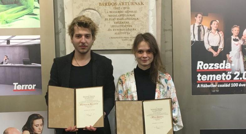 Tóth Zsófia és Fröhlich Kristóf kapta a Máthé Erzsi Alapítvány idei ösztöndíját