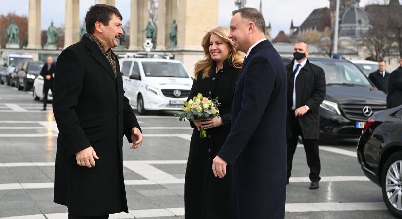 Budapesten találkoztak a visegrádi államfők