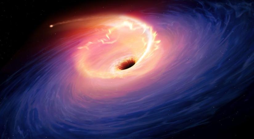 Videón, ahogy csillagokat tép szét egy fekete lyuk