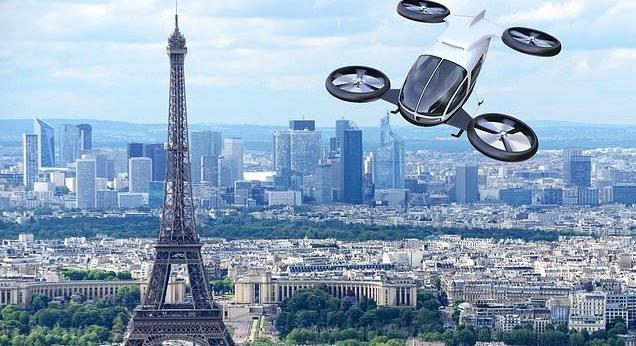 Légitaxik szállítják a párizsi olimpia nézőit 2024-ben