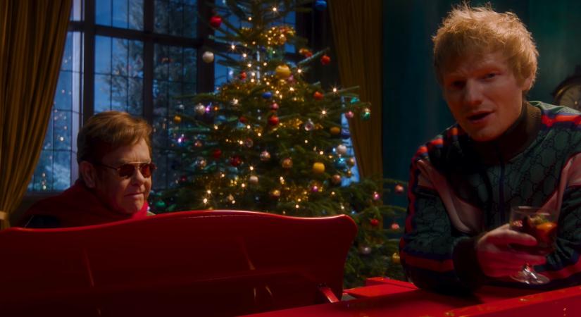 Megjelent Ed Sheeran és Elton John közös karácsonyi dala - videó