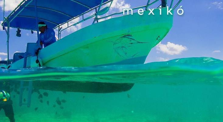 Mexikó megdöbbentő vízalatti szobrai Cancún partjainál