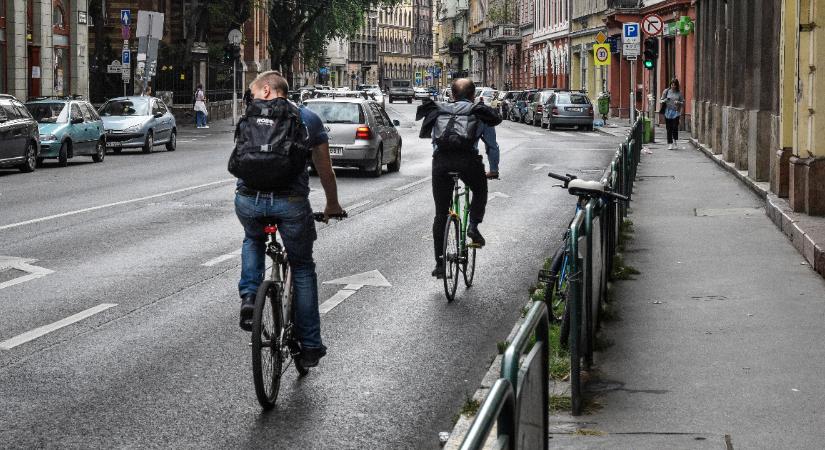 Nem áll meg a budapesti bicikliforgalom növekedése