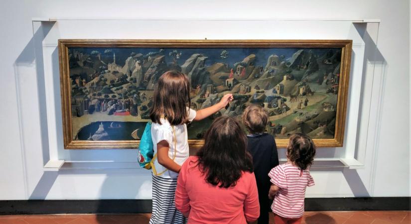 A gyerekek szemmagasságába helyeznek át festményeket az Uffizi Képtárban