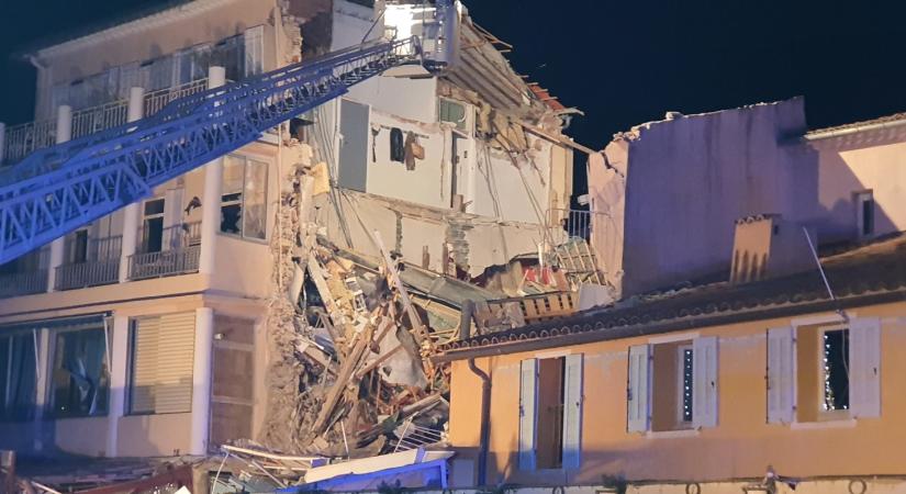 Robbanás történt Franciaországban, összedőlt egy épület