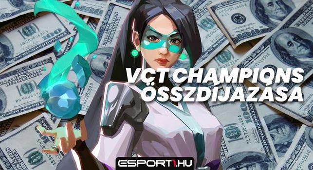 VCT Champions nyeremények, mennyi is az annyi?