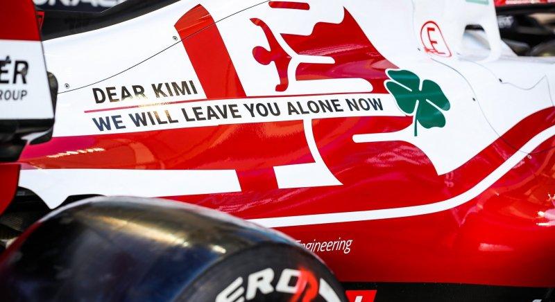 „Most már békén hagyunk” – egyedi festéssel búcsúzik az Alfa Romeo Raikkönentől