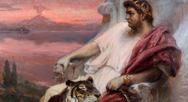 Róma lángba borulásáért büntetett ártatlan keresztényeket a véreskezű Nero