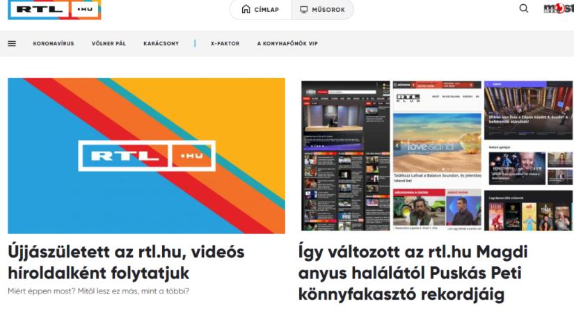 Szerda reggel elindult az RTL videós híroldala