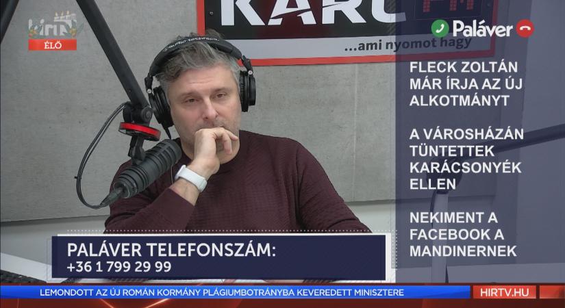 Paláver: Fleck Zoltán már írja az új alkotmányt