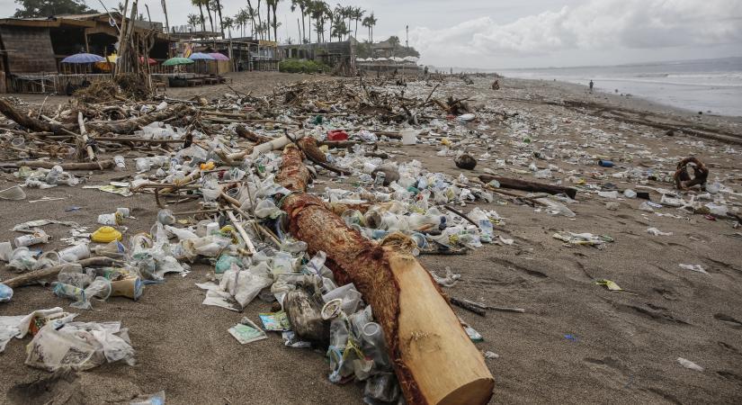 Edvin Marton családja 7 tonna szemetet gyűjtött össze Bali partjainál