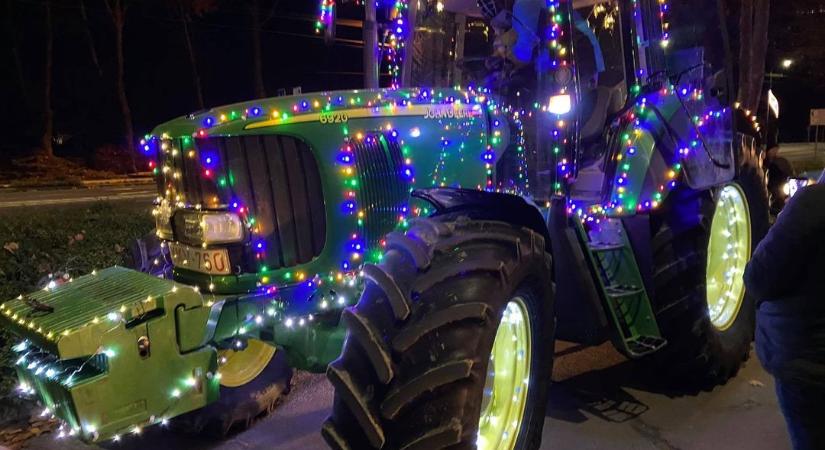 II. Traktoros Karácsonyi Felvonulás Balatonlellén és Balatonbogláron