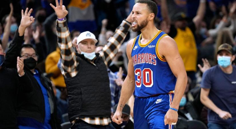 „Nagyon akartam ezt” – Curry megőrült, és dobott 46 pontot