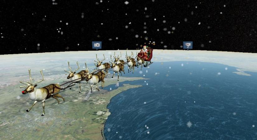 A Karácsonyi Nagy Repülés: Télapó útját a légvédelmi központ vigyázta