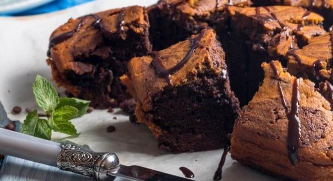 Sütőtökös brownie nagyon csokisan - zsiradék és liszt nélkül