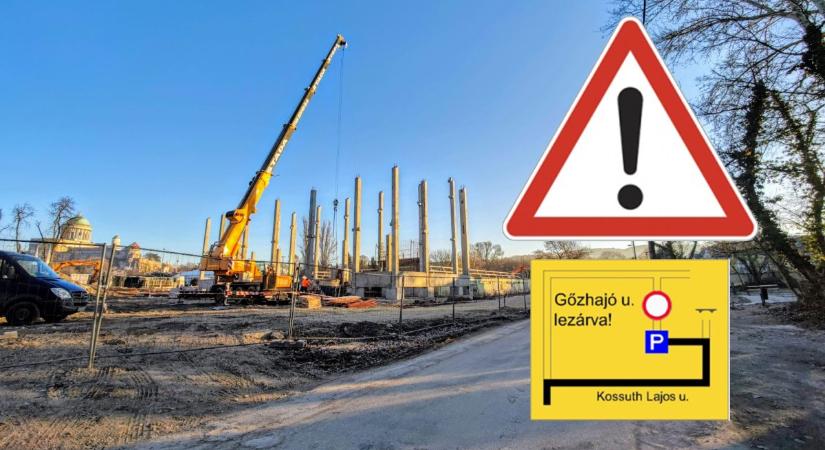 Ideiglenes forgalomkorlátozás Esztergomban