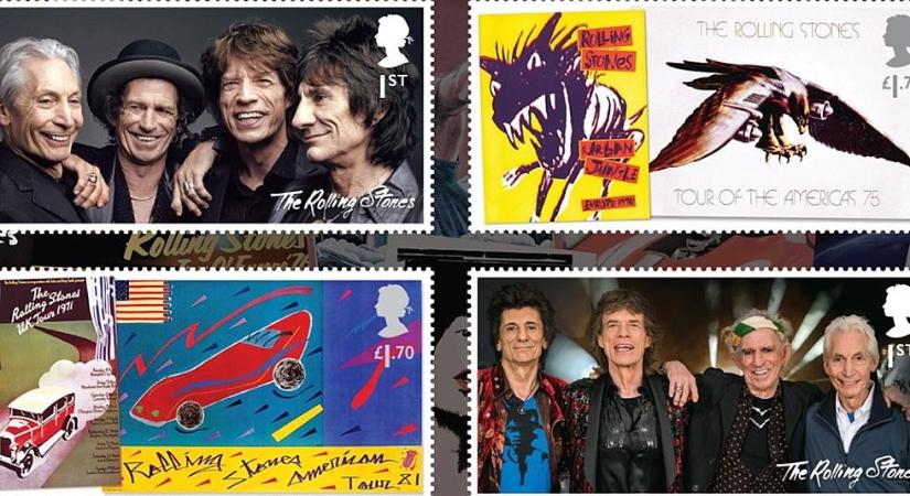 Bélyeget kap az idén 60 éves Rolling Stones a brit postától