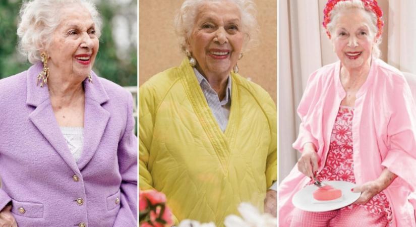 A 92 éves hölgy igazi stíluskirálynő az Instán: kifinomult, színes stílusára a Gucci is felfigyelt
