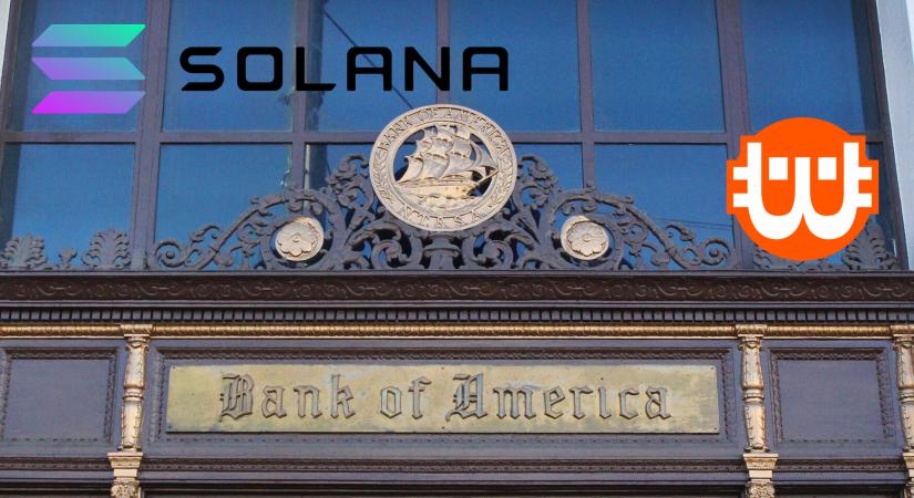 Bank of America: a Solana lehet a kriptopénzek Visája