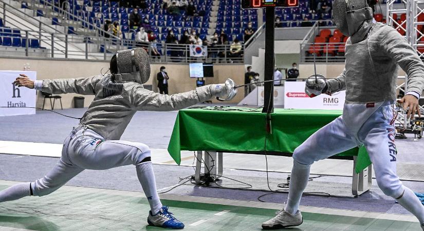 Szatmári András a negyeddöntőig jutott a kardozók Tbilisziben zajló világkupa-versenyén