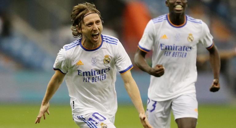 Luka Modric történelmet írt a Spanyol Szuperkupa döntőjében