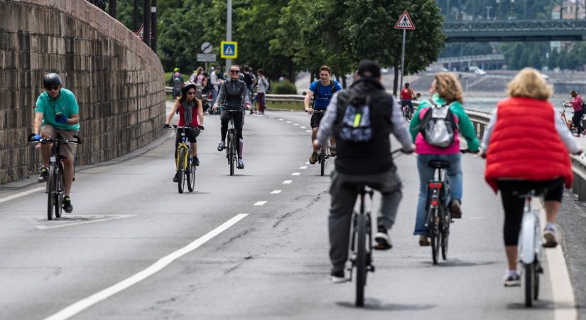 Tavaly is többen bicikliztek Budapesten, mint egy évvel korábban