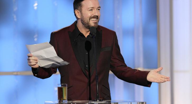 Ricky Gervais többet nem szól be hírességeknek a Golden Globe-on