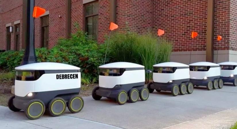 Önvezető áruszállító robotokat fognak tesztelni Debrecenben