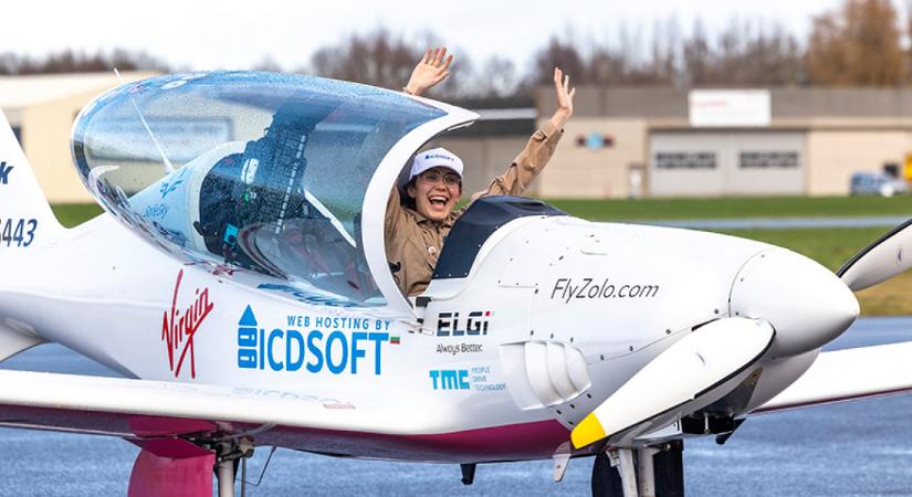 Ő a modern Amelia Earhart: 19 éves lány lett a világrekorder