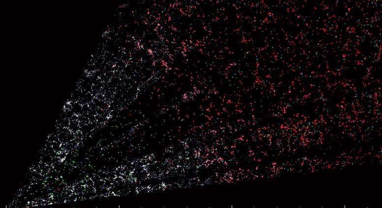 A távoli galaxisok e térképe segíthet felfedni a sötét energia titkát