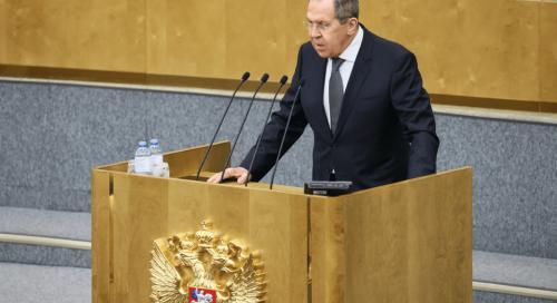 Orosz külügyminiszter: Oroszország nem akar háborút, de nem hagyja semmibe venni az érdekeit