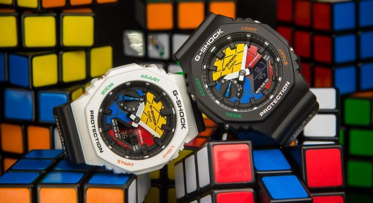 A Casio és Rubik-kocka összeállnak egy közös G-Shock erejéig