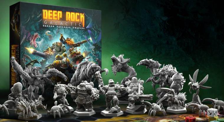 Percek kellettek, hogy sikeres legyen a Deep Rock Galactic társasjáték Kickstarter-kampánya
