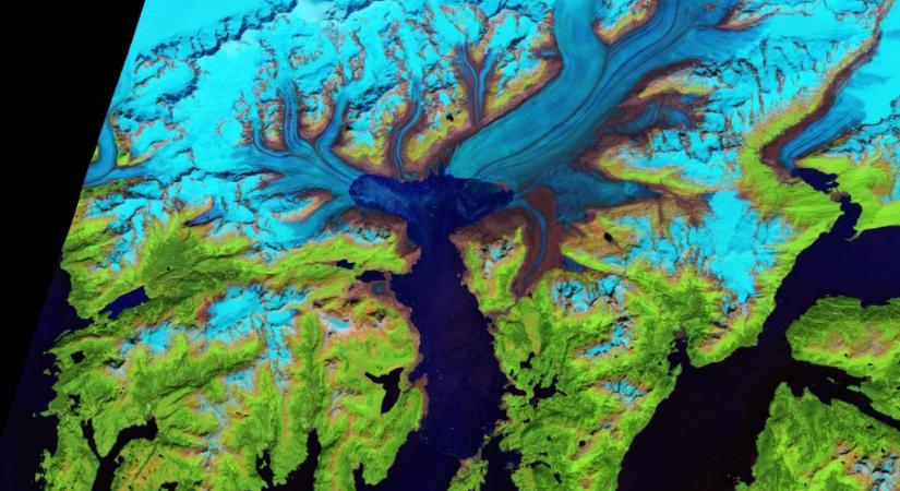 35 év változásai egy alaszkai gleccseren