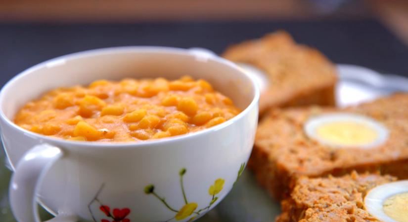 Sárgaborsó-főzelék, ahogy Borbás Marcsi készíti