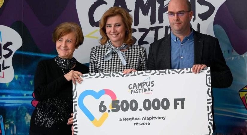 Több mint 6 millió forinttal segíti a Covid-árvákat a Campus Fesztivál